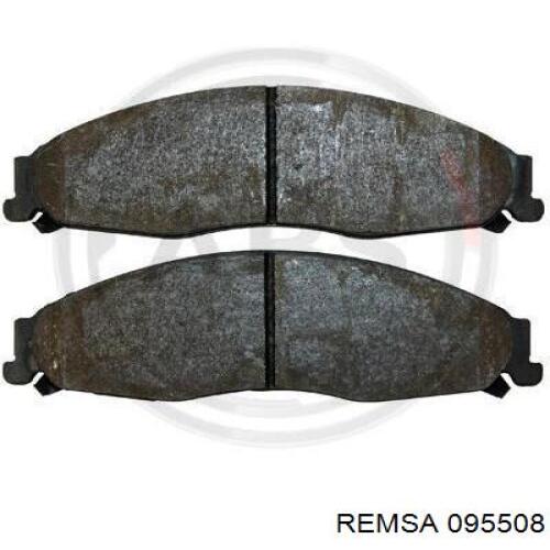 095508 Remsa колодки гальмівні передні, дискові