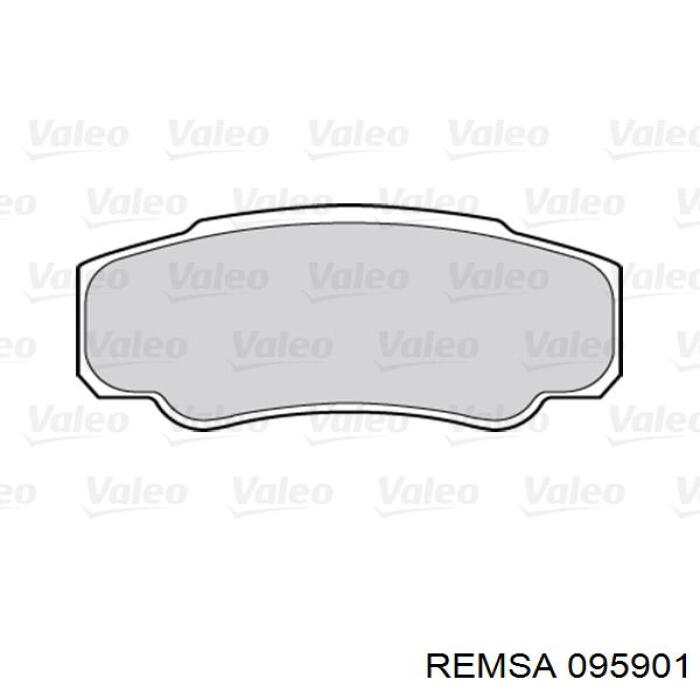 Гальмівні колодки Remsa 095901 ціна, від 21.38 USD