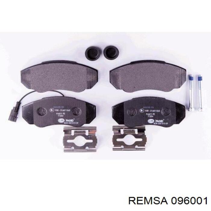 Тормозні колодки Remsa 096001