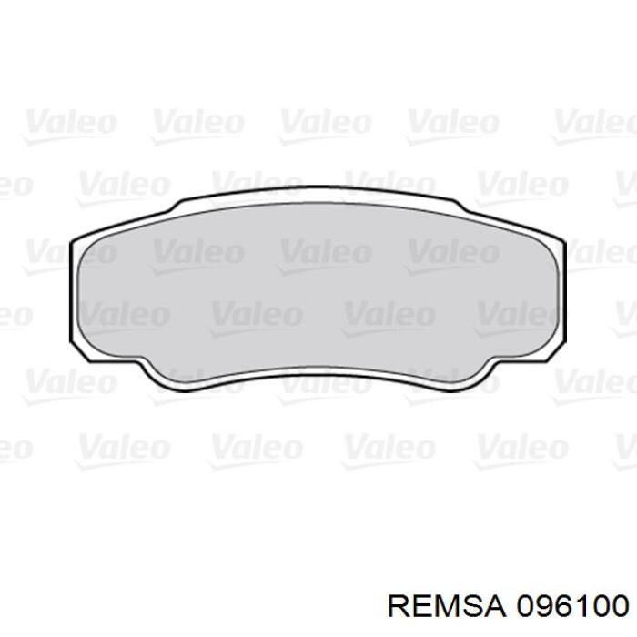 Задні гальмівні колодки 096100 Remsa