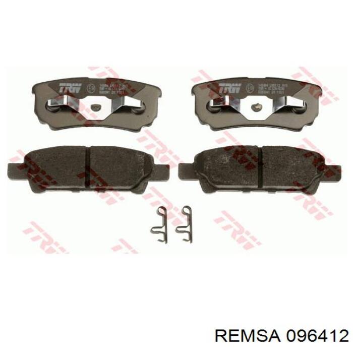 Тормозні колодки Remsa 096412