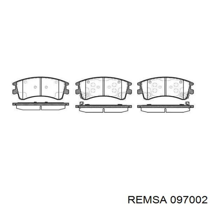 Купити 097002 Remsa Колодки гальмівні передні, дискові