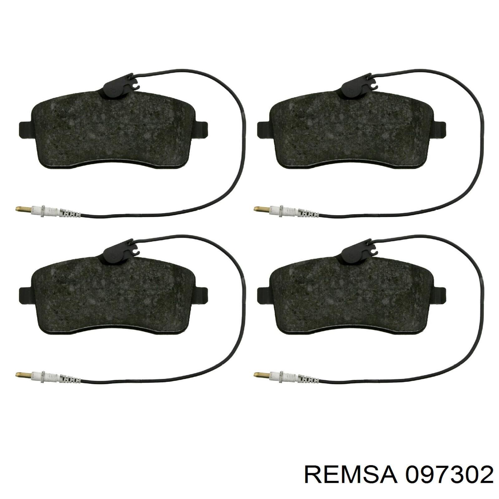 Тормозні колодки Remsa 097302