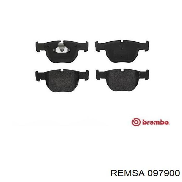 Купити 097900 Remsa Колодки гальмівні передні, дискові