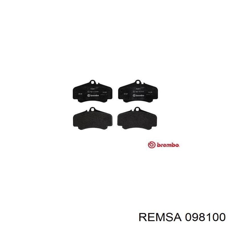 Передні тормозні колодки 098100 Remsa