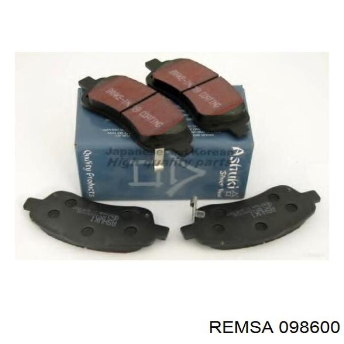 Гальмівні колодки Remsa 098600 ціна, від 15.78 USD