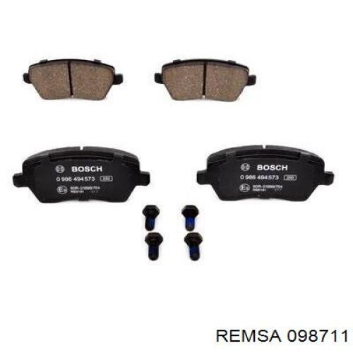 Тормозні колодки Remsa 098711