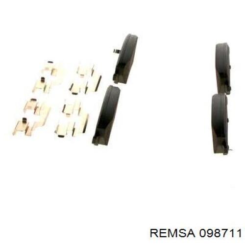 Гальмівні колодки Remsa 098711 ціна, від 22.91 USD