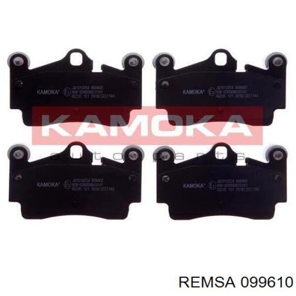 Задні гальмівні колодки 099610 Remsa