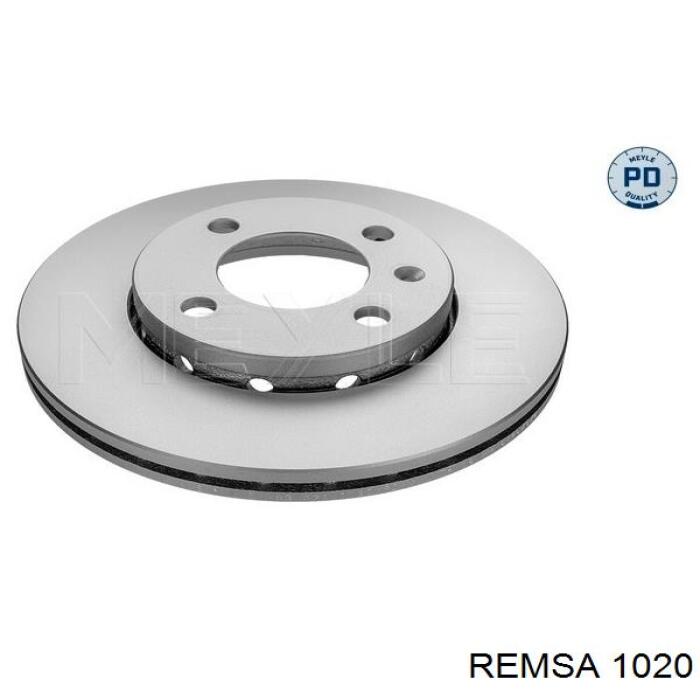 Колодки гальмівні передні, дискові 1020 Remsa