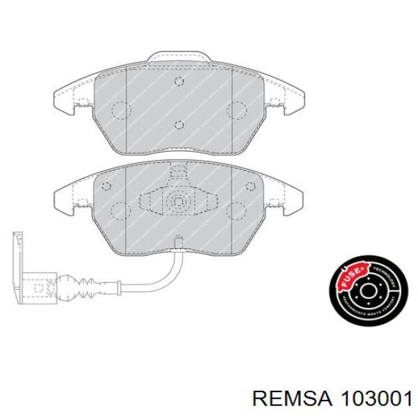 Гальмівні колодки Remsa 103001 ціна, від 32.62 USD