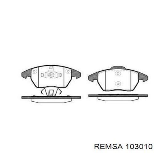 103010 Remsa колодки гальмівні передні, дискові