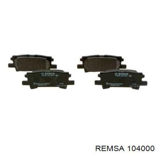Задні гальмівні колодки Remsa 104000 ціна, від 20.88 USD