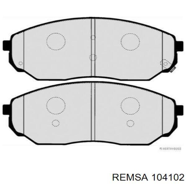 Гальмівні колодки Remsa 104102 ціна, від 31.67 USD