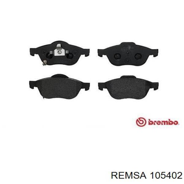 Передні тормозні колодки 105402 Remsa