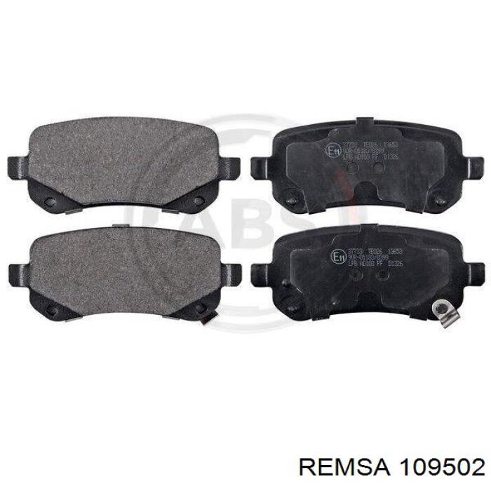 Задні дискові колодки Remsa 109502