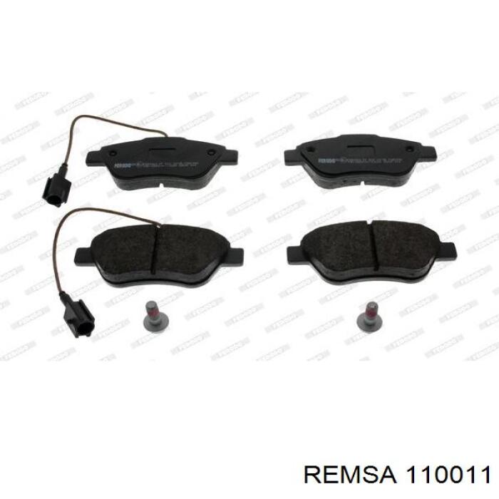110011 Remsa колодки гальмівні передні, дискові