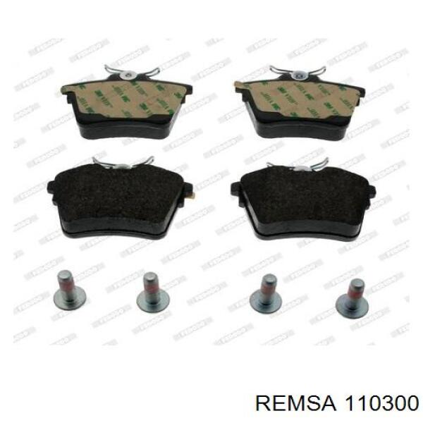 Задні дискові колодки Remsa 110300