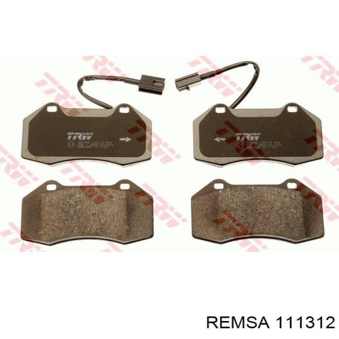 Передні тормозні колодки 111312 Remsa