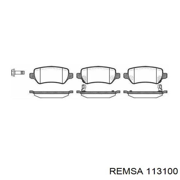 Тормозні колодки Remsa 113100