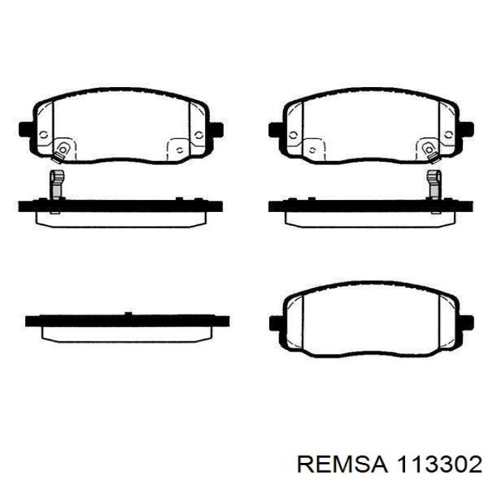 Купити 113302 Remsa Колодки гальмівні передні, дискові