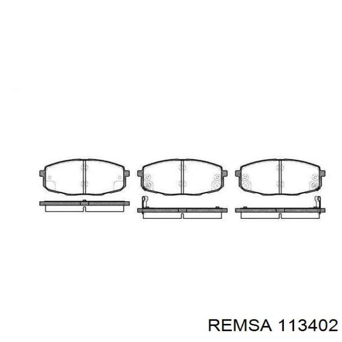 Тормозні колодки Remsa 113402