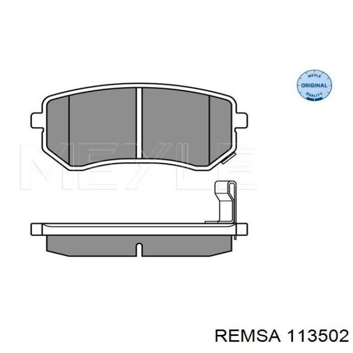 Задні гальмівні колодки 113502 Remsa