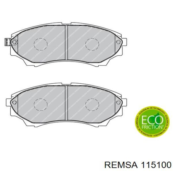 Тормозні колодки Remsa 115100