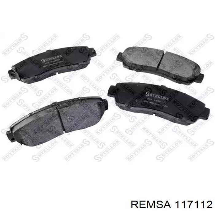 117112 Remsa Передні гальмівні колодки