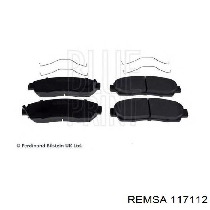 Гальмівні колодки Remsa 117112 ціна, від 33.82 USD