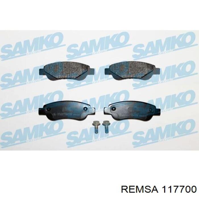 Гальмівні колодки Remsa 117700 ціна, від 25.72 USD