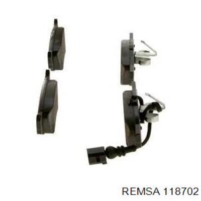 Задні дискові колодки Remsa 118702