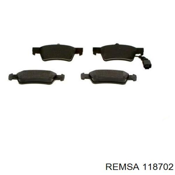Купити 118702 Remsa Задні колодки