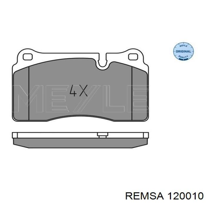Тормозні колодки Remsa 120010