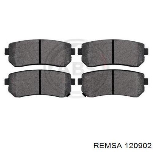 Задні гальмівні колодки Remsa 120902 ціна, від 19.49 USD