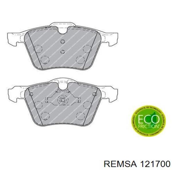Гальмівні колодки Remsa 121700 ціна, від 42.79 USD