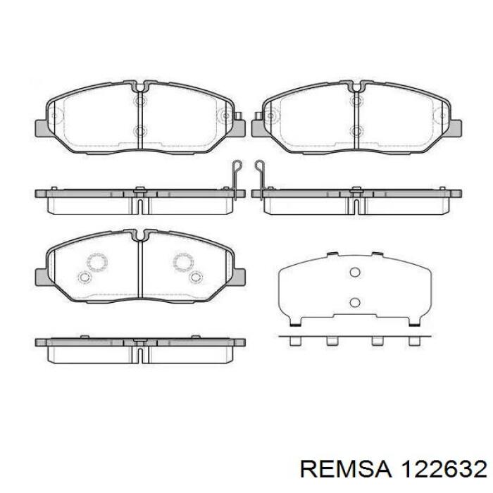 Гальмівні колодки Remsa 122632 ціна, від 33.97 USD