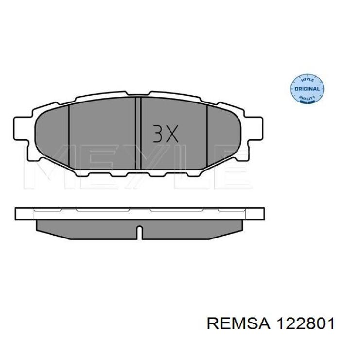 Задні дискові колодки Remsa 122801