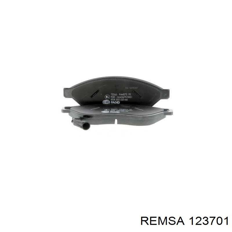 Тормозні колодки Remsa 123701
