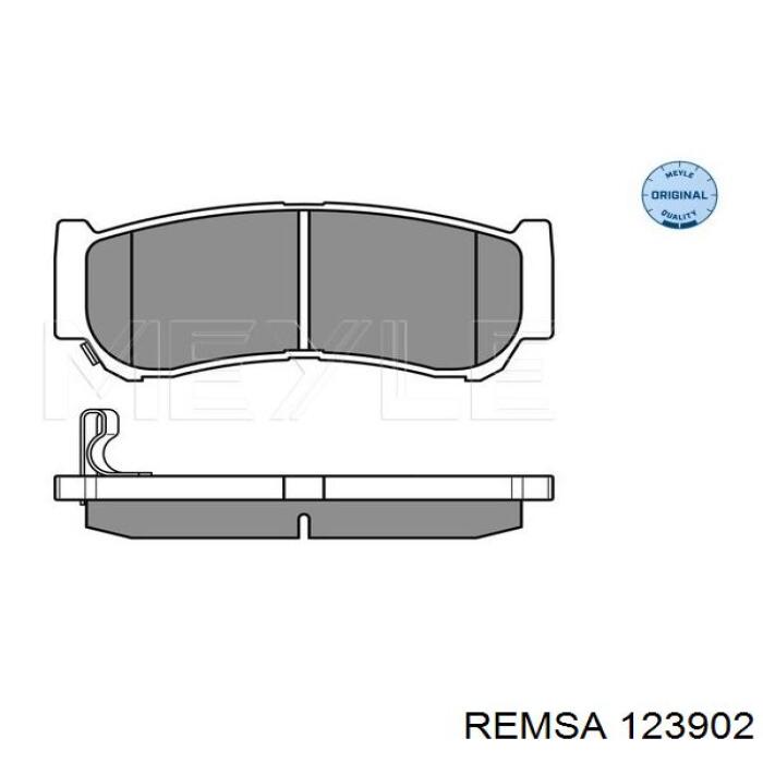 Купити 123902 Remsa Задні колодки