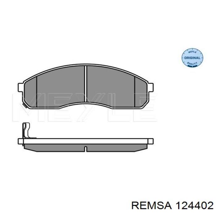 124402 Remsa Передні гальмівні колодки