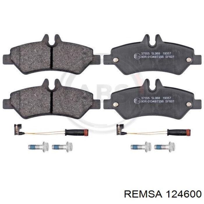 Задні гальмівні колодки Remsa 124600 ціна, від 18.00 USD