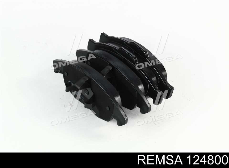 Гальмівні колодки Remsa 124800 ціна, від 19.63 USD