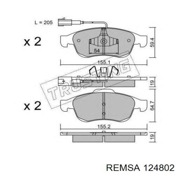 Гальмівні колодки Denckermann B111400 ціна, від 34.44 USD