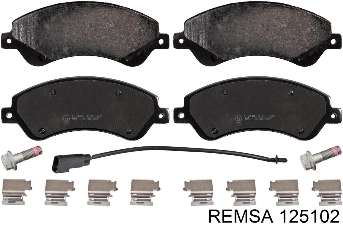 Гальмівні колодки Remsa 125102 ціна, від 32.20 USD