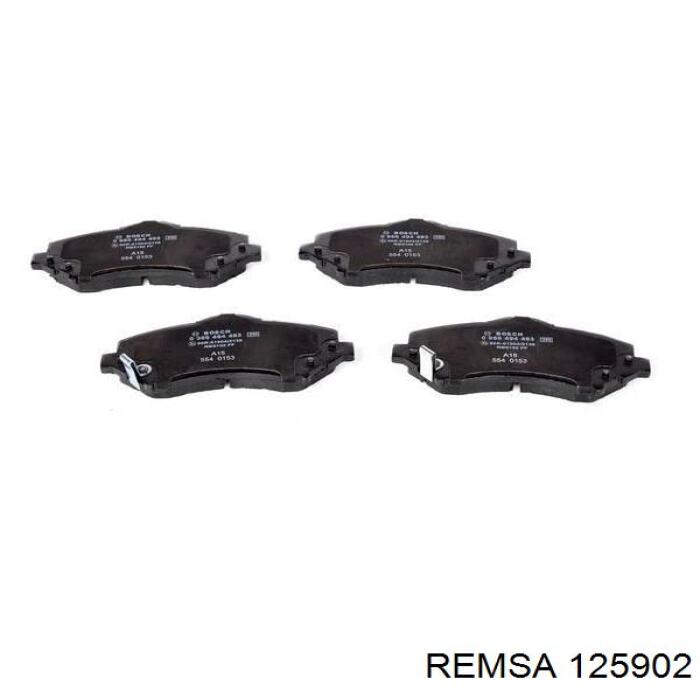 125902 Remsa колодки гальмівні передні, дискові
