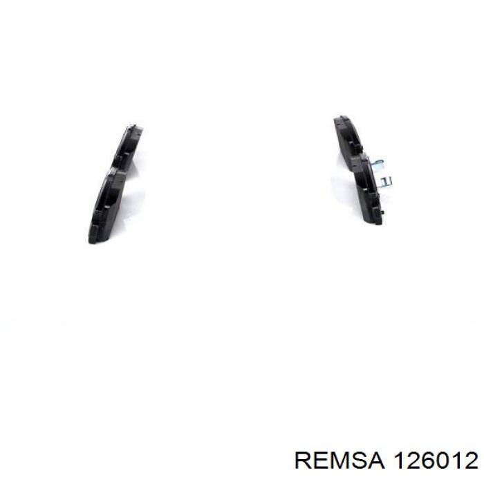 Задні гальмівні колодки 126012 Remsa
