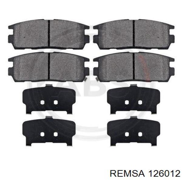 Задні дискові колодки Remsa 126012