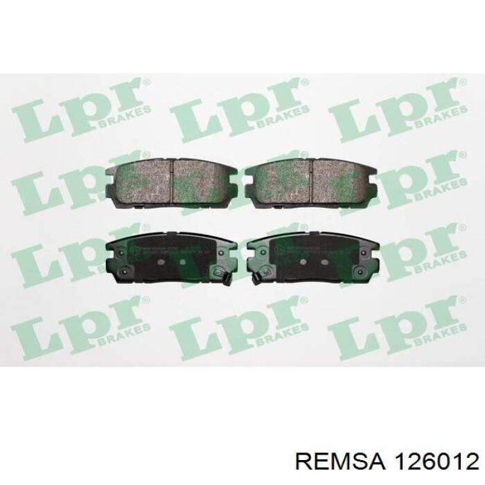 Купити 126012 Remsa Задні колодки