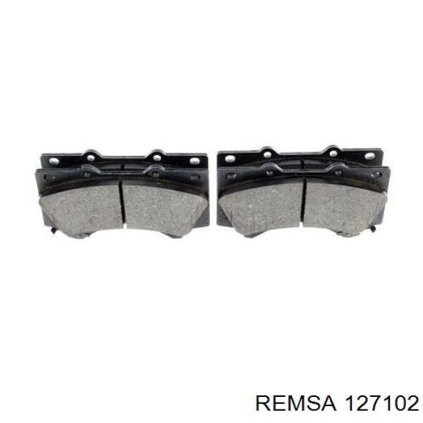 127102 Remsa колодки гальмівні передні, дискові